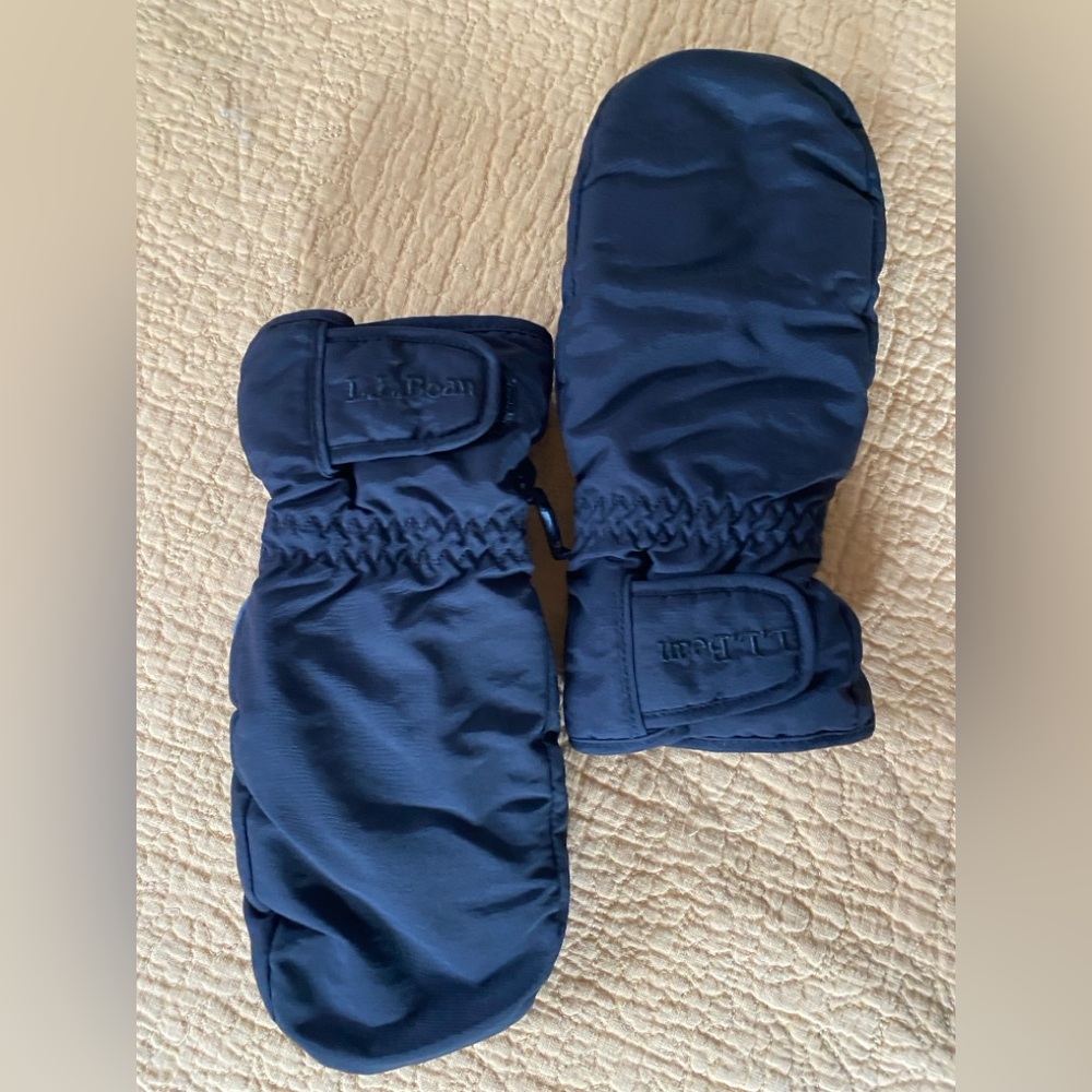 L.L. Bean Black Men’s Mittens